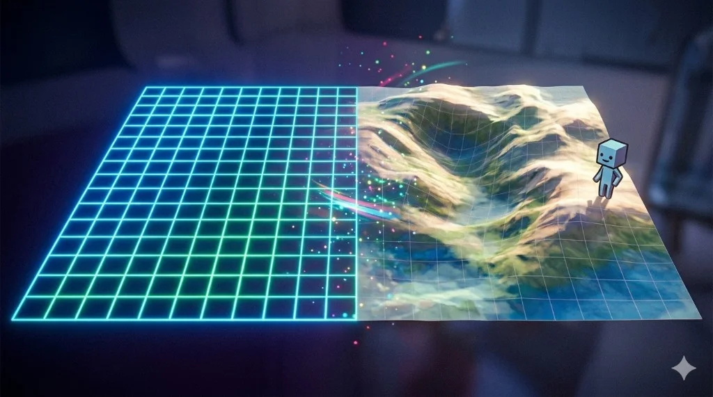 Unity Procedurally Generated Grid - grid to terrain procedural generation