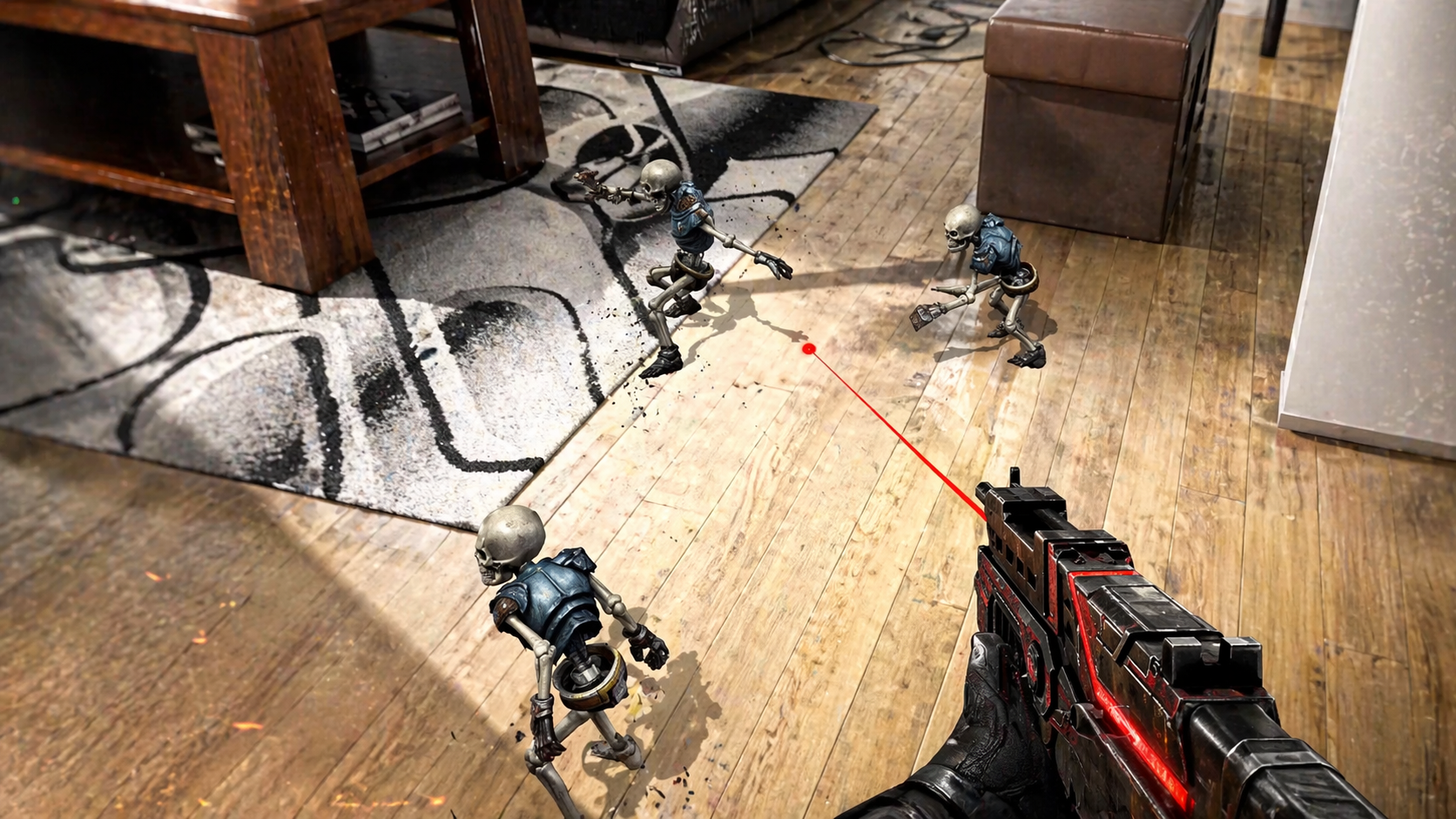 Skeletons AR gameplay still